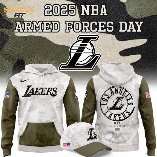 Los Angeles Lakers Armed Forces Day Special 2025 Hoodie