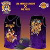 Los Angeles Lakers x Monkey D. Luffy One Piece the Straw Hat Pirates Jersey V2