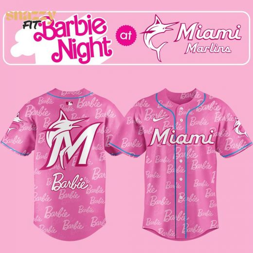 Miami Marlins Barbie Special Limited Edition Jersey