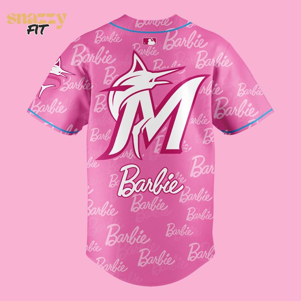 Miami Marlins Barbie Special Limited Edition Jersey Miami Marlins Barbie Special Limited Edition Jersey