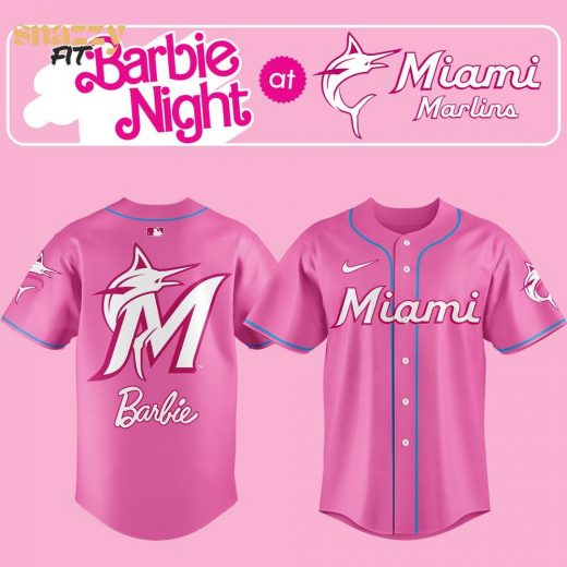 Miami Marlins Barbie Special Limited Edition Jersey V2