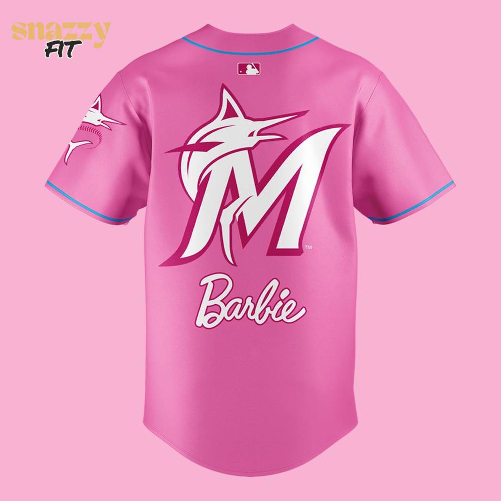 Miami Marlins Barbie Special Limited Edition Jersey V2 Miami Marlins Barbie Special Limited Edition Jersey V2