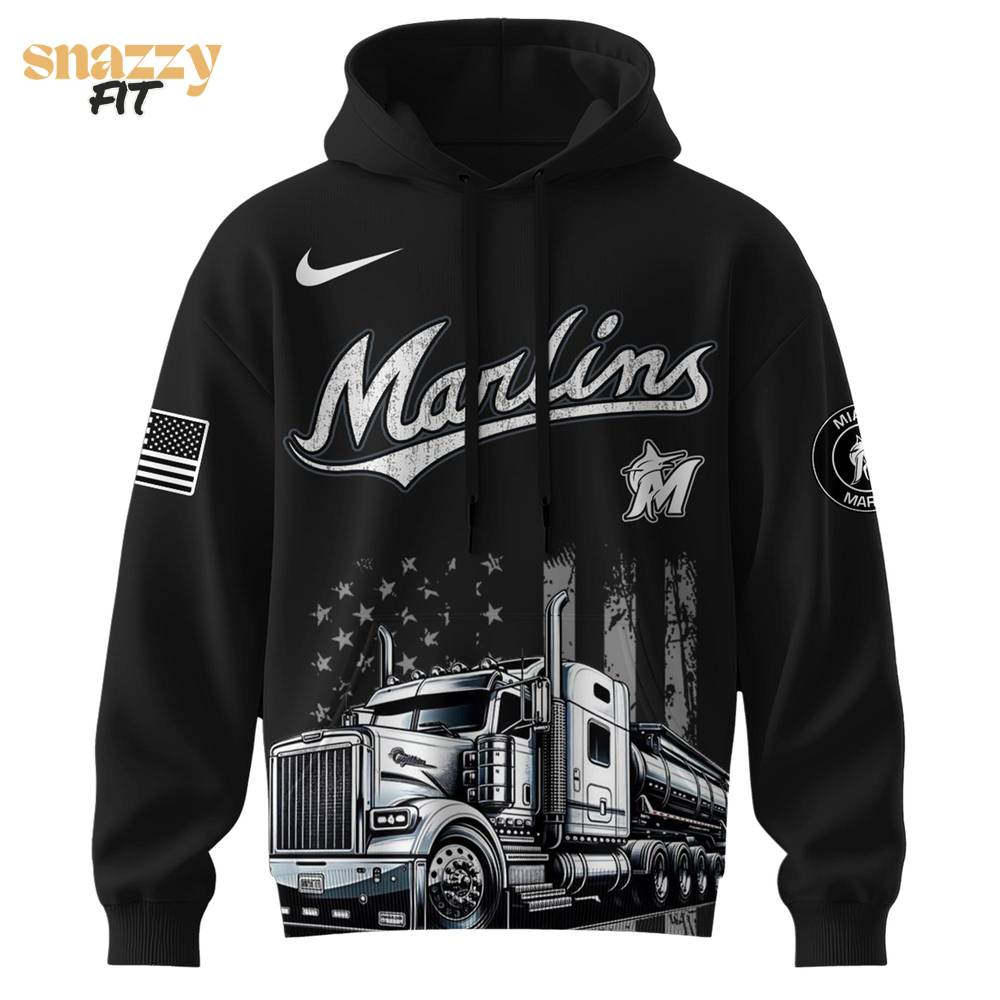Miami Marlins Nation Truck Driver Appreciation Week Limited Edition Hoodie 2025 Miami Marlins Nation Truck Driver Appreciation Week Limited Edition Hoodie 2025