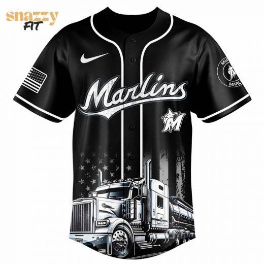 Miami Marlins Nation Truck Driver Appreciation Week Limited Edition Jersey 2025