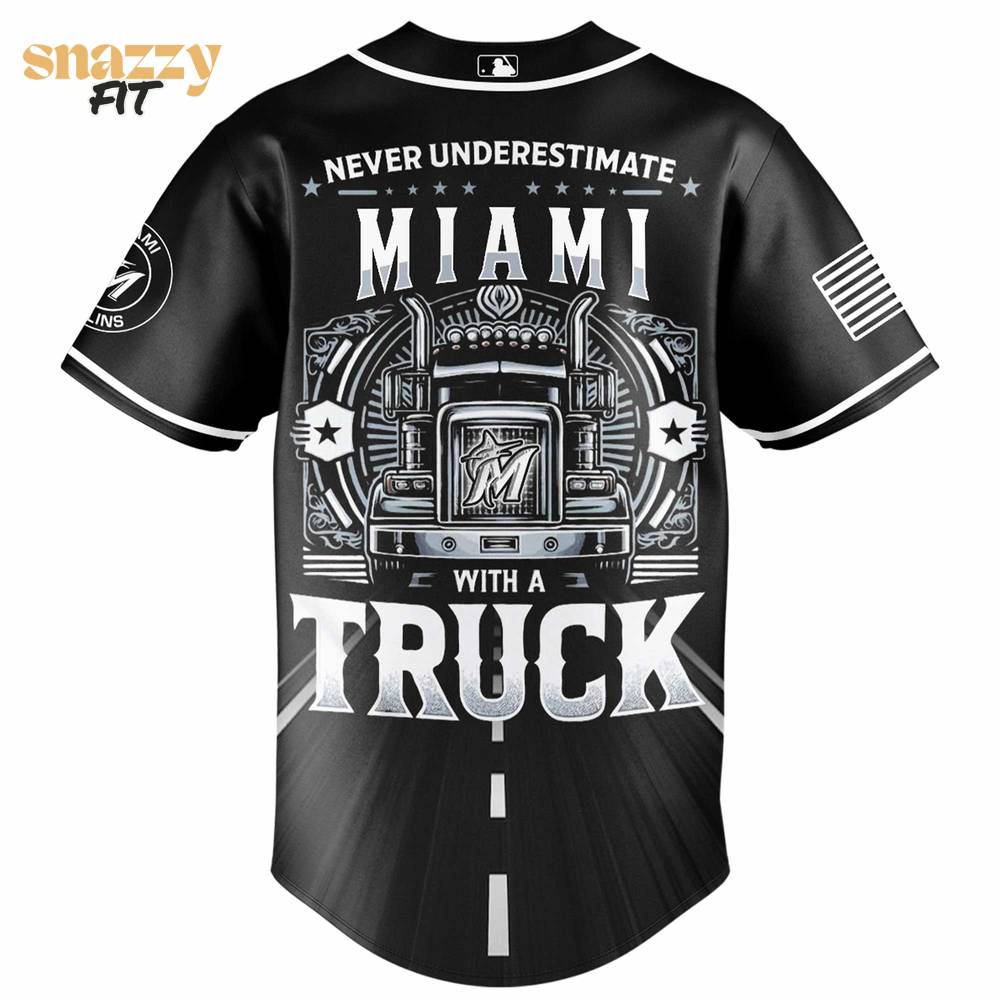 Miami Marlins Nation Truck Driver Appreciation Week Limited Edition Jersey 2025 Miami Marlins Nation Truck Driver Appreciation Week Limited Edition Jersey 2025