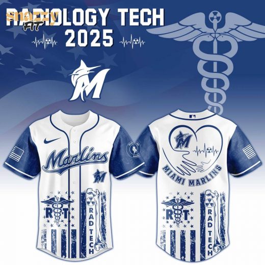 Miami Marlins Radiology Tech Night Exclusive Design Jersey
