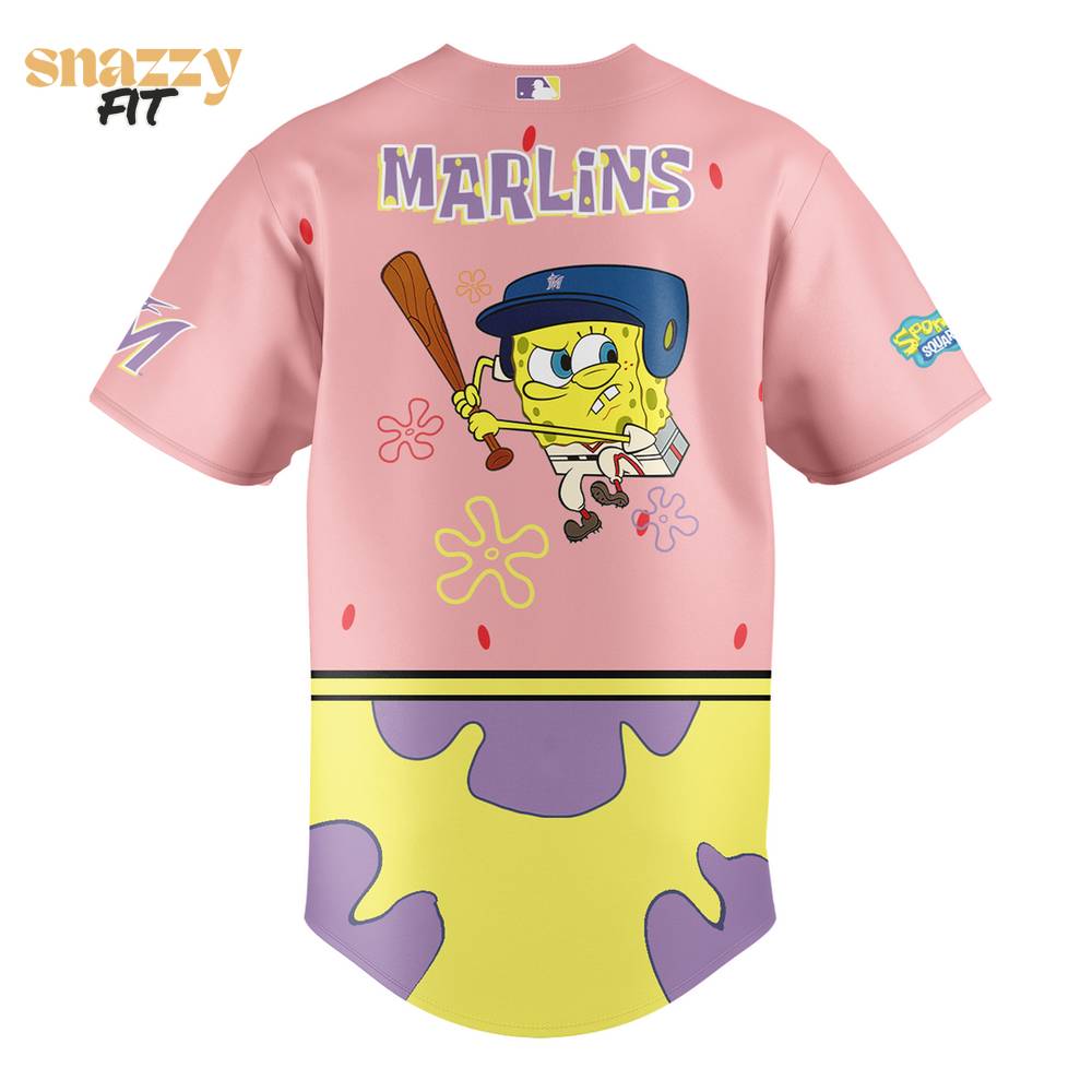 Miami Marlins SpongeBob SquarePants Day Limited Edition 2025 Jersey Miami Marlins SpongeBob SquarePants Day Limited Edition 2025 Jersey