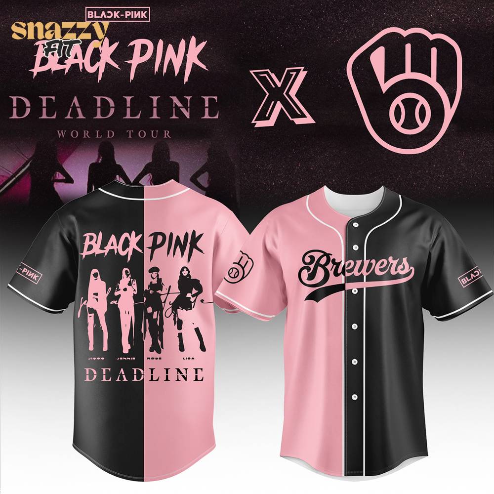 Milwaukee Brewers BLACKPINK Jersey Milwaukee Brewers BLACKPINK Jersey