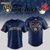 Milwaukee Brewers NURSES NIGHT White Baseball Jersey