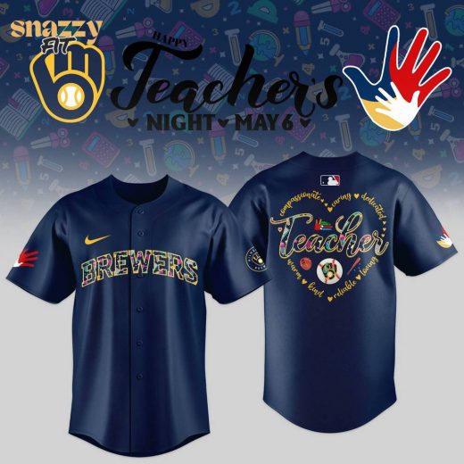 Milwaukee Brewers Baseball HAPPY TEACHER’S Jersey 2025