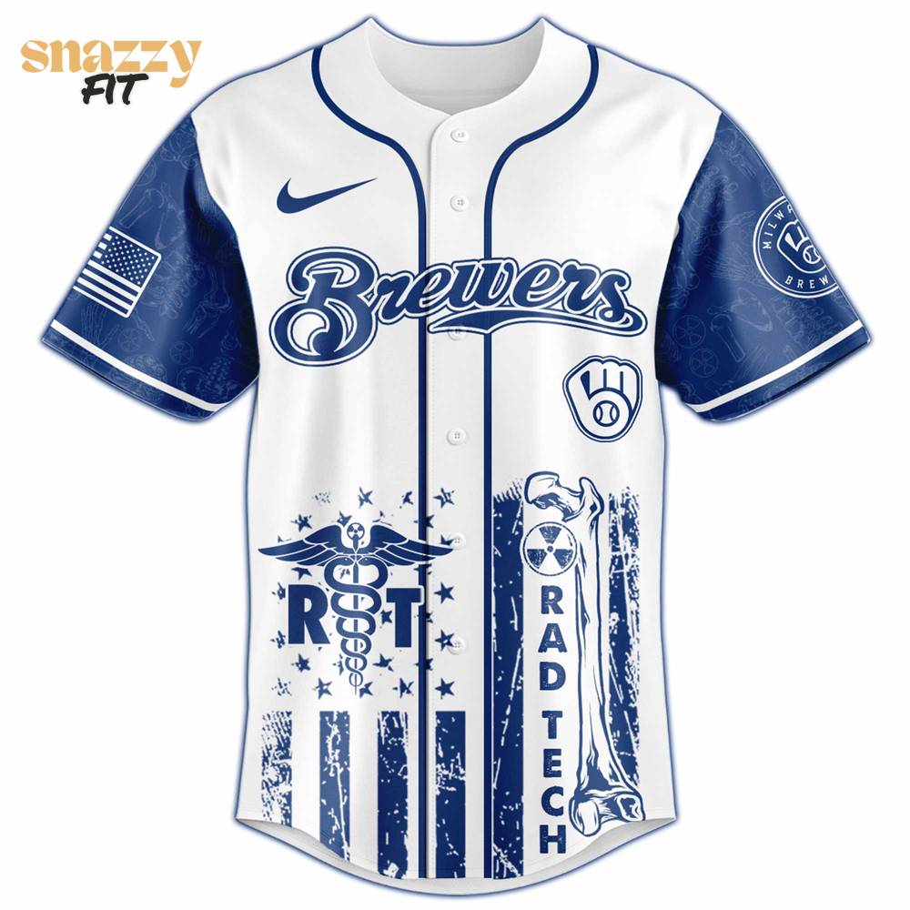Milwaukee Brewers Radiology Tech Night Exclusive Design Jersey Milwaukee Brewers Radiology Tech Night Exclusive Design Jersey