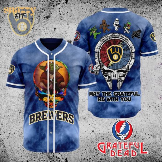 Milwaukee Brewers Star Wars x Grateful Dead Jersey