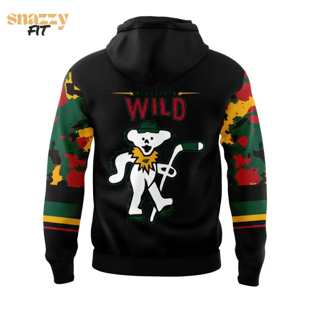 Minnesota Wild Grateful Dead Night Hoodie V2 Minnesota Wild Grateful Dead Night Hoodie V2