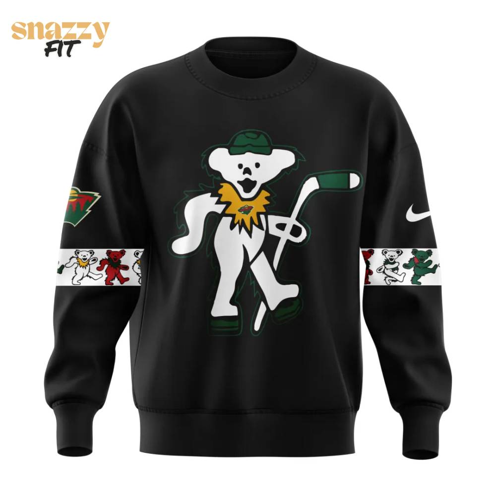 Minnesota Wild Grateful Dead Night Limited Edition Sweatshirt Minnesota Wild Grateful Dead Night Limited Edition Sweatshirt