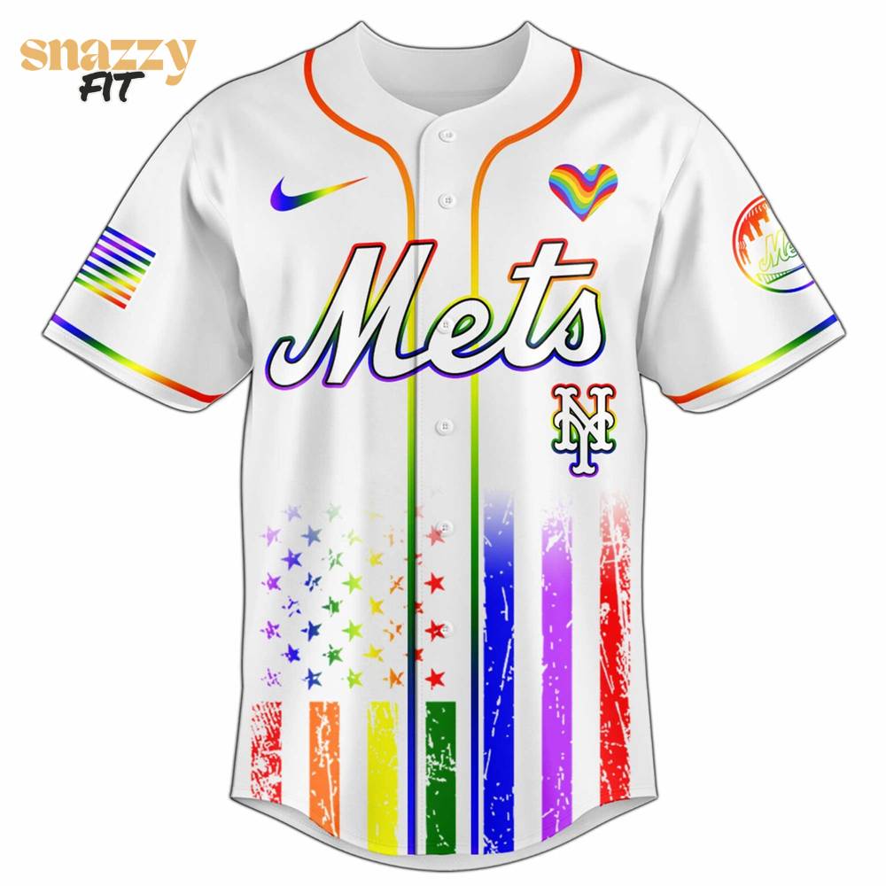 New York Mets MLB Happy Pride Month Limited Edition Jersey 2025 New York Mets MLB Happy Pride Month Limited Edition Jersey 2025