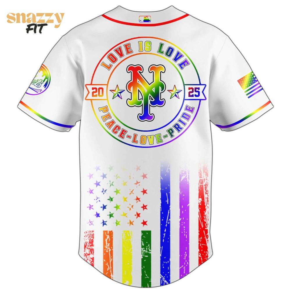 New York Mets MLB Happy Pride Month Limited Edition Jersey 2025 New York Mets MLB Happy Pride Month Limited Edition Jersey 2025