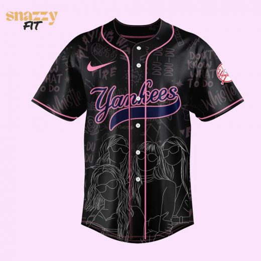 New York Yankees BLACKPINK Limited Edition Black Jersey 2025