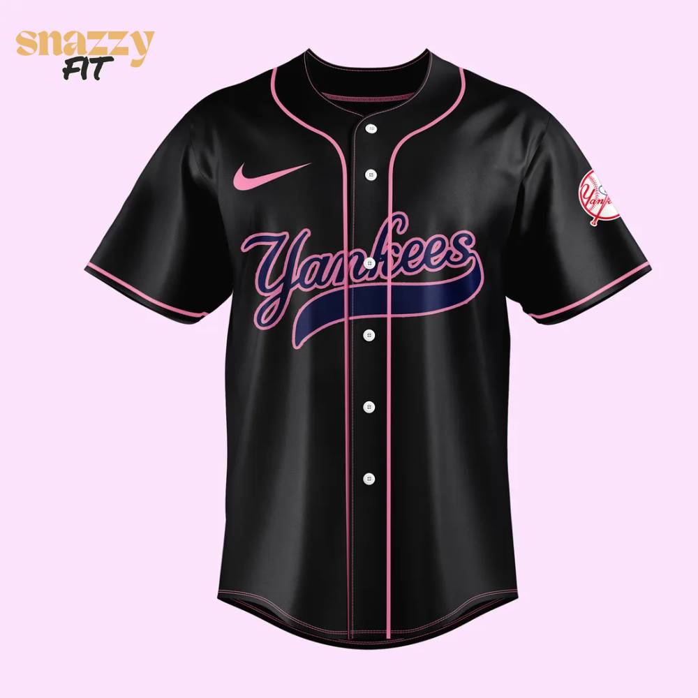 New York Yankees BLACKPINK Limited Edition Black Jersey 2025 V2 New York Yankees BLACKPINK Limited Edition Black Jersey 2025 V2
