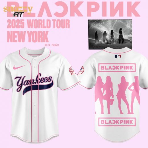 New York Yankees BLACKPINK Limited Edition White Jersey 2025