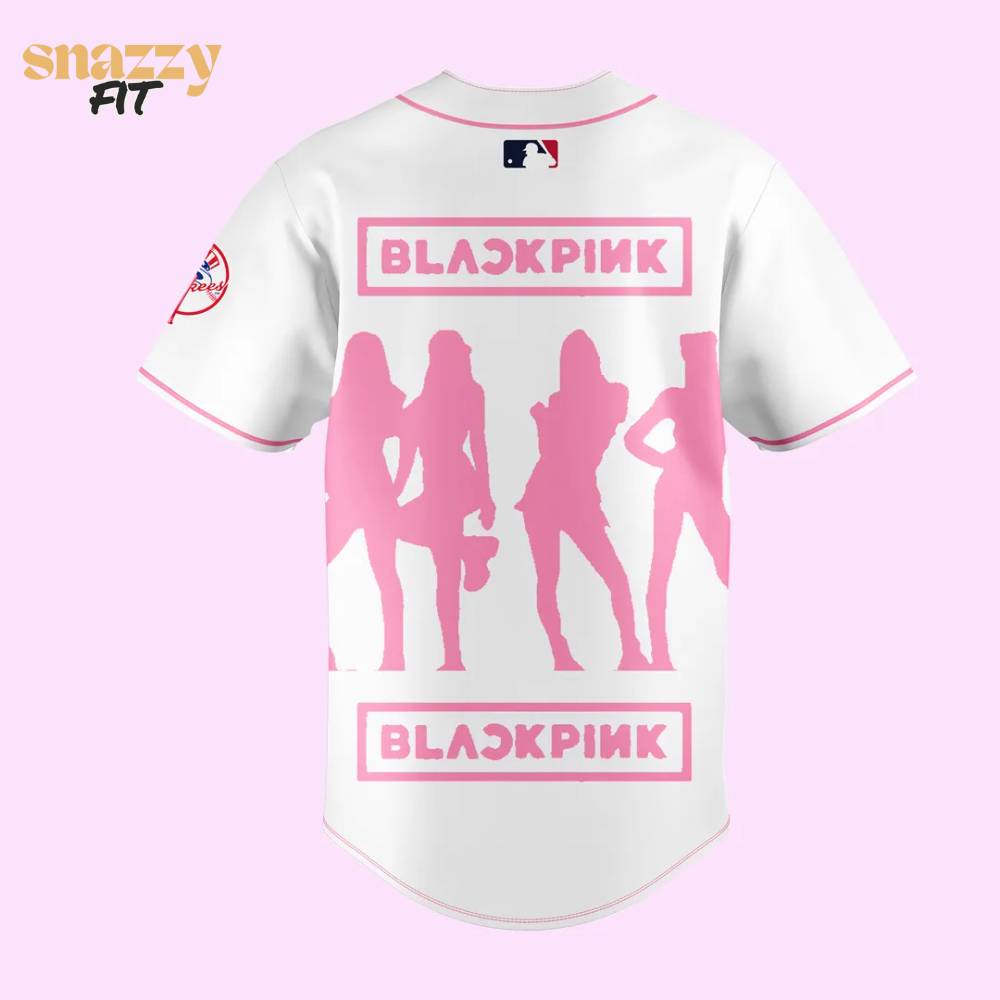 New York Yankees BLACKPINK Limited Edition White Jersey 2025 New York Yankees BLACKPINK Limited Edition White Jersey 2025