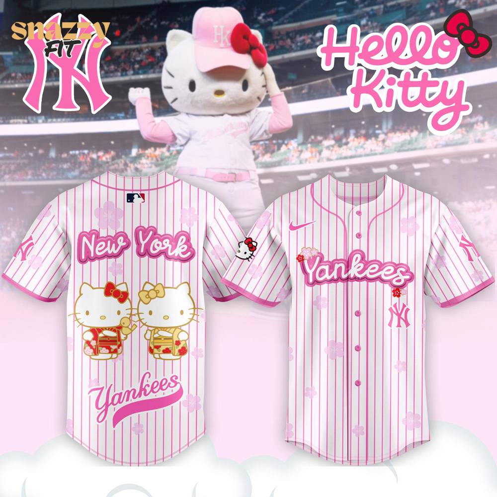 New York Yankees Hello Kitty Night Game Jersey New York Yankees Hello Kitty Night Game Jersey