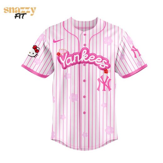 New York Yankees Hello Kitty Night Happy GirlsDay Hinamatsuri Jersey