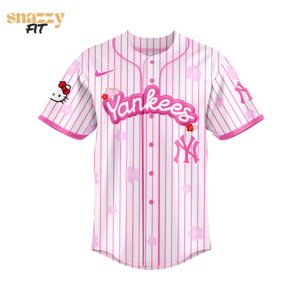 New York Yankees Hello Kitty Night Happy GirlsDay Hinamatsuri Jersey New York Yankees Hello Kitty Night Happy GirlsDay Hinamatsuri Jersey