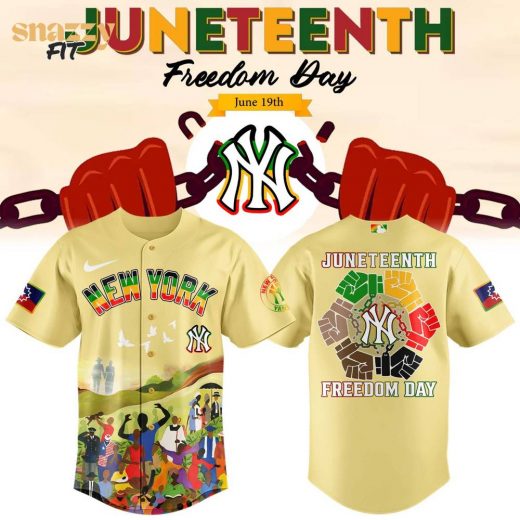 New York Yankees Juneteenth Freedom Day Limited Edition Jersey 2025
