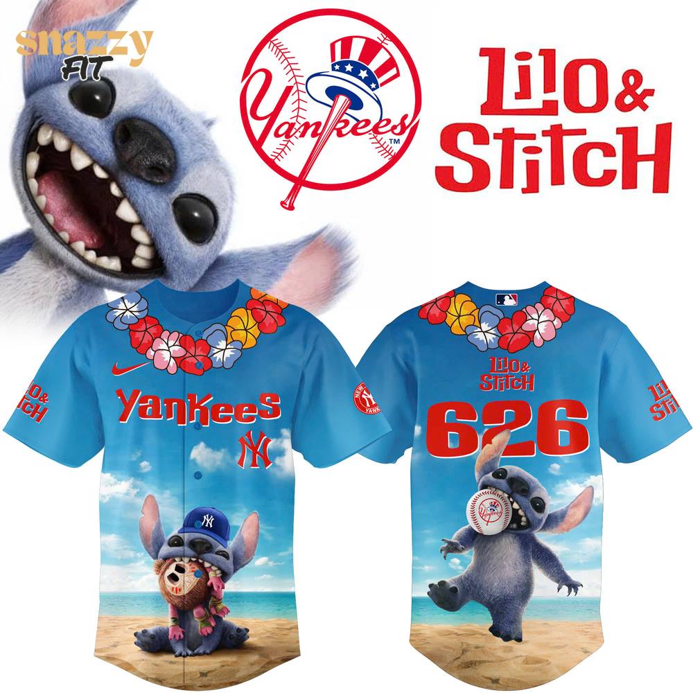 New York Yankees Lilo & Stitch Special Jersey 2025 New York Yankees Lilo & Stitch Special Jersey 2025