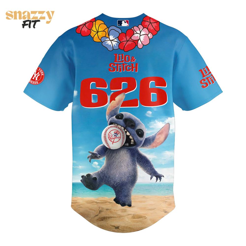 New York Yankees Lilo & Stitch Special Jersey 2025 New York Yankees Lilo & Stitch Special Jersey 2025