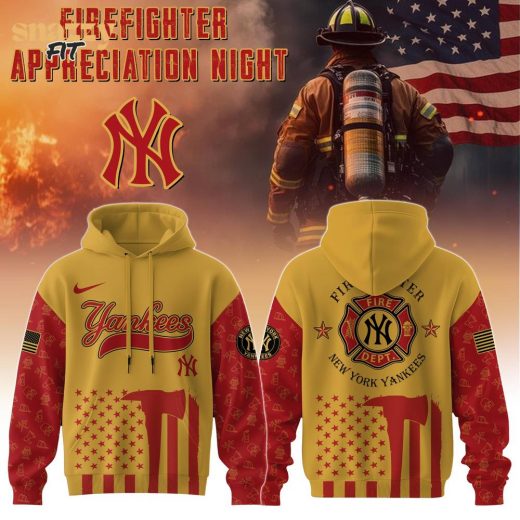 New York Yankees MLB Firefighter Appreciation Night Special Edition Hoodie 2025