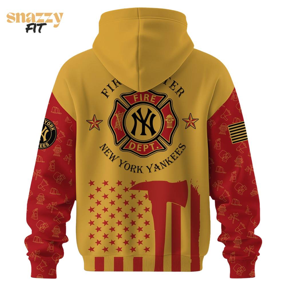 New York Yankees MLB Firefighter Appreciation Night Special Edition Hoodie 2025 New York Yankees MLB Firefighter Appreciation Night Special Edition Hoodie 2025