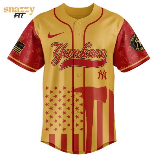 New York Yankees MLB Firefighter Appreciation Night Special Edition Jersey 2025