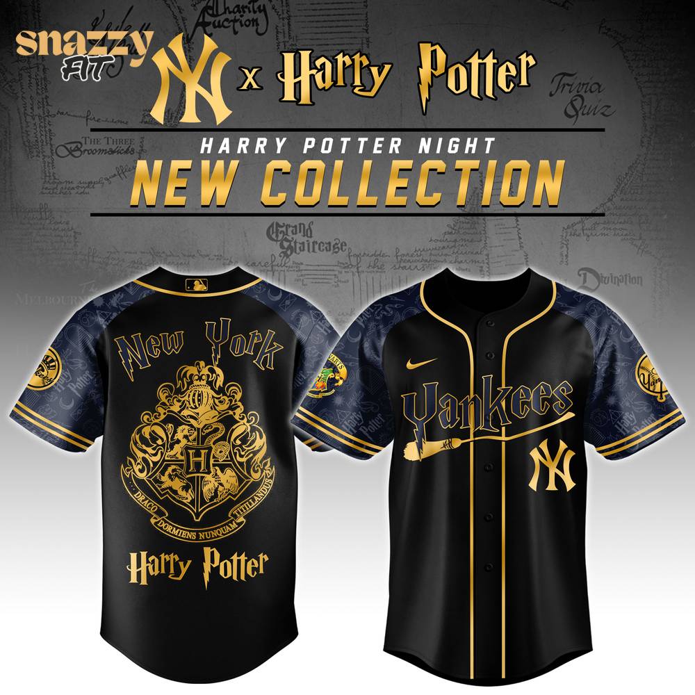 New York Yankees MLB Harry Potter Night Special Edition Jersey 2025 New York Yankees MLB Harry Potter Night Special Edition Jersey 2025