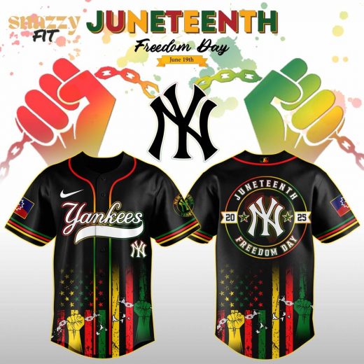 New York Yankees MLB Juneteenth Day Jersey Edition Jersey 2025
