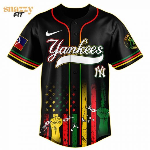New York Yankees MLB Juneteenth Day Jersey Edition Jersey 2025