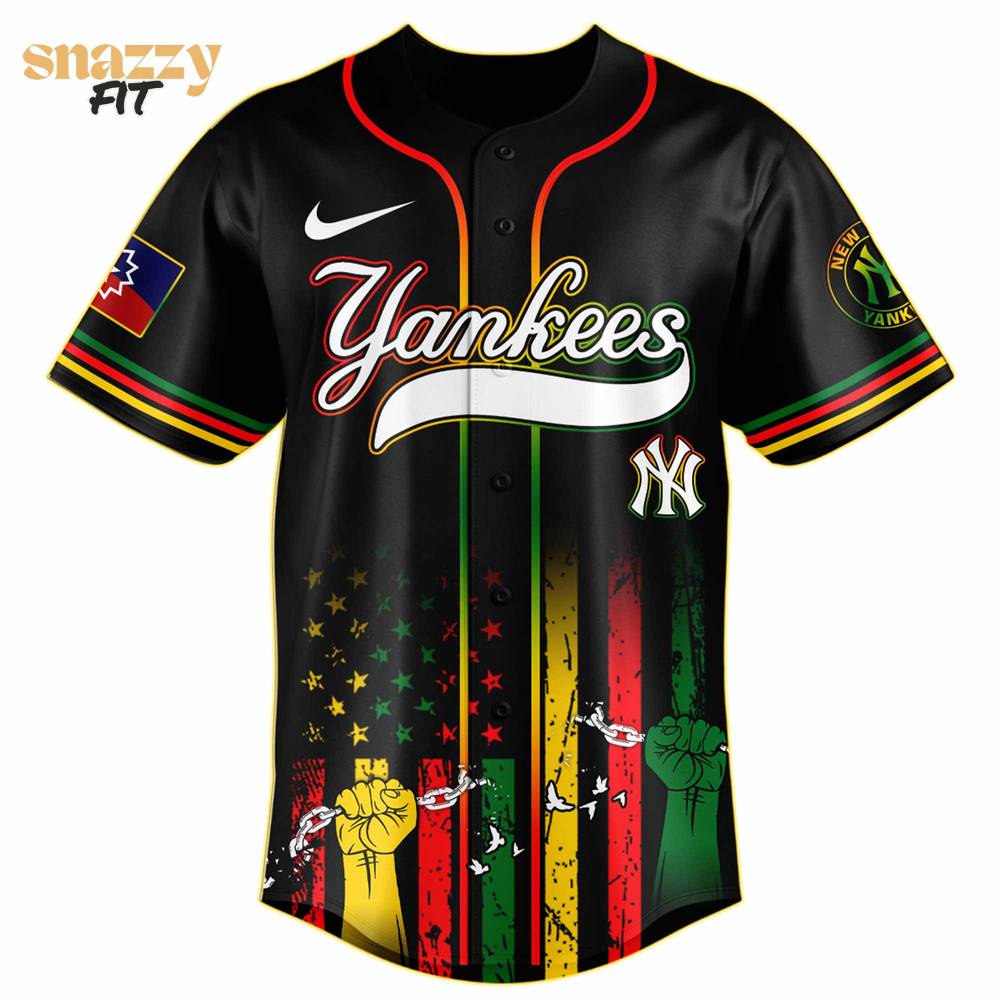 New York Yankees MLB Juneteenth Day Jersey Edition Jersey 2025 New York Yankees MLB Juneteenth Day Jersey Edition Jersey 2025