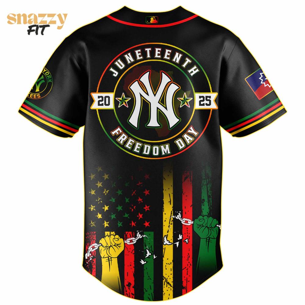 New York Yankees MLB Juneteenth Day Jersey Edition Jersey 2025 New York Yankees MLB Juneteenth Day Jersey Edition Jersey 2025
