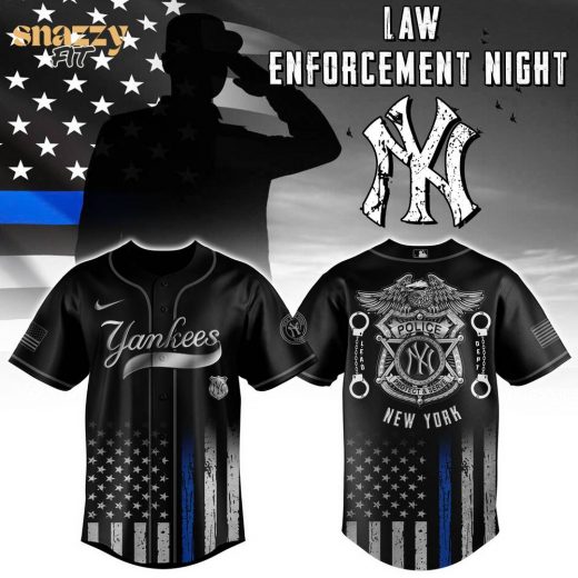 New York Yankees MLB Law Enforcement Night Edition Jersey 2025