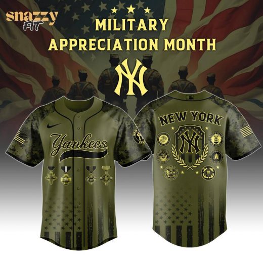 New York Yankees MLB Military Appreciation Month Special Edition Jersey 2025