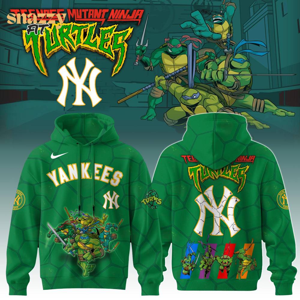 New York Yankees MLB Ninja Turtles Night Game Limited Edition Hoodie 2025 New York Yankees MLB Ninja Turtles Night Game Limited Edition Hoodie 2025