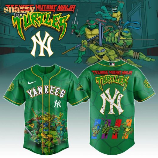 New York Yankees MLB Ninja Turtles Night Game Limited Edition Jersey 2025