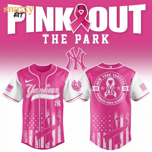 New York Yankees MLB Pink Out The Park Jersey Edition Jersey 2025