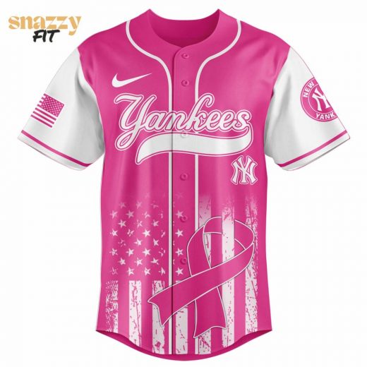 New York Yankees MLB Pink Out The Park Jersey Edition Jersey 2025