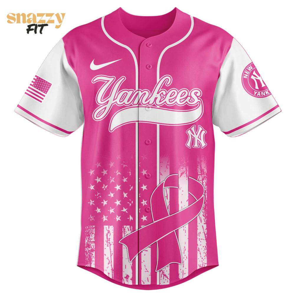 New York Yankees MLB Pink Out The Park Jersey Edition Jersey 2025 New York Yankees MLB Pink Out The Park Jersey Edition Jersey 2025