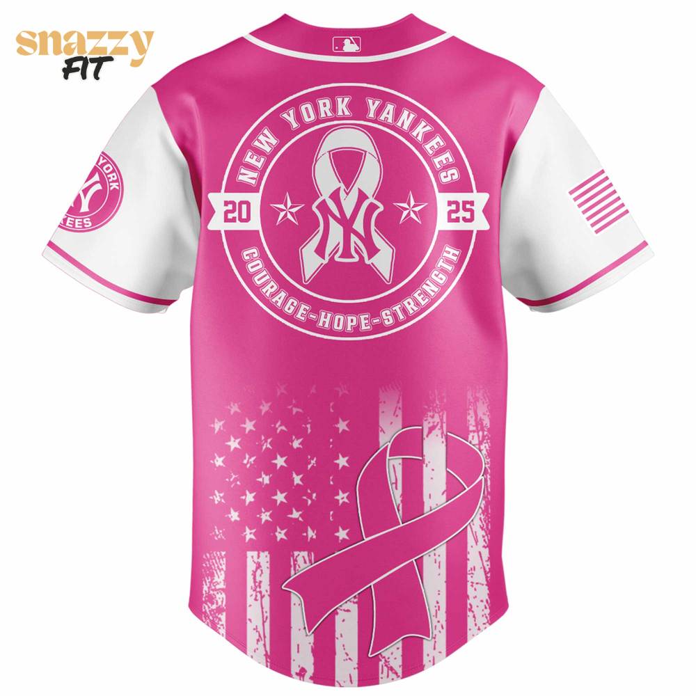 New York Yankees MLB Pink Out The Park Jersey Edition Jersey 2025 New York Yankees MLB Pink Out The Park Jersey Edition Jersey 2025