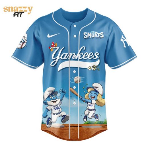 New York Yankees MLB The Smurt Night Special Edition Jersey 2025