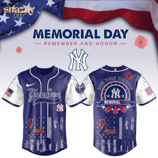 New York Yankees Memorial Day Game Night Exclusive Design Jersey