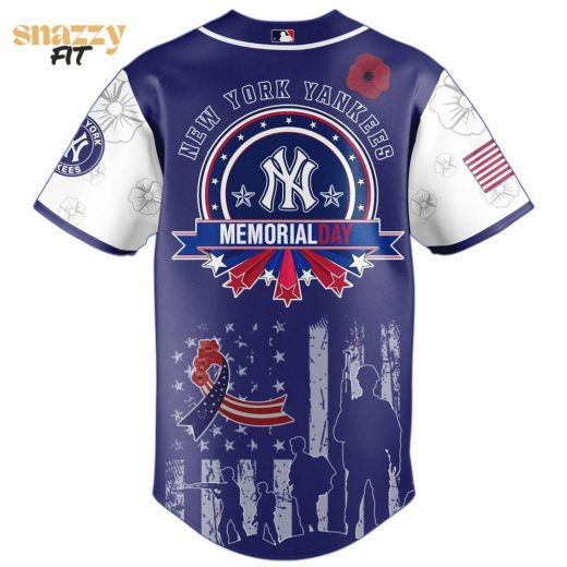 New York Yankees Memorial Day Game Night Exclusive Design Jersey