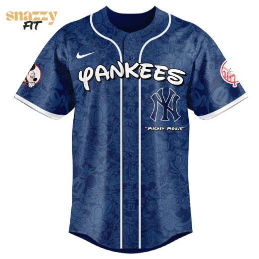 New York Yankees Mickey Night Game Jersey